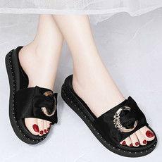 网红拖鞋百搭裙子